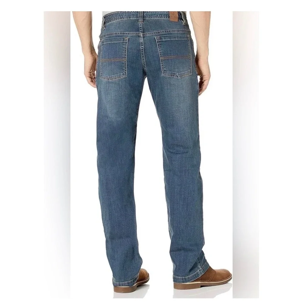 PRANA Axiom Straight Leg‎ Jeans 32x30 Antique Stone Wash NEW Outdoors Rugged